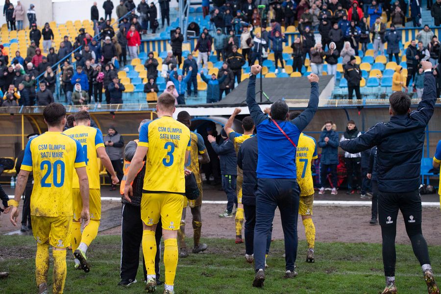 CSM Olimpia câștigă derby-ul Sătmarului și se menține în urma liderului